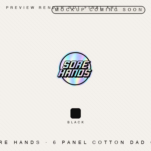 Embroidered Dad Cap preview mockup