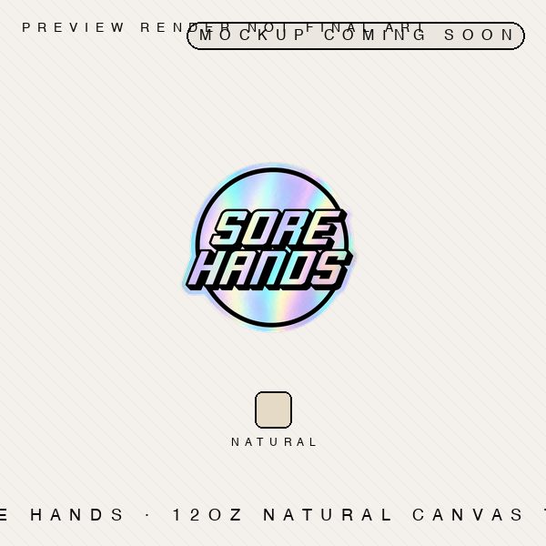 Heavyweight Canvas Tote preview mockup